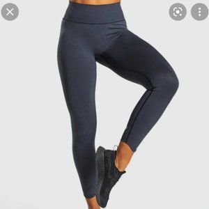 Gymshark Studio Leggings, Washed Black, Small